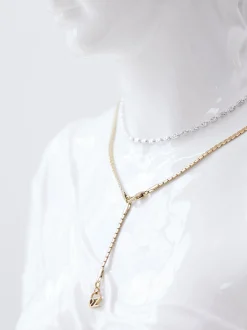 Echtzeit Damen Halskette - The Sleek One in gold