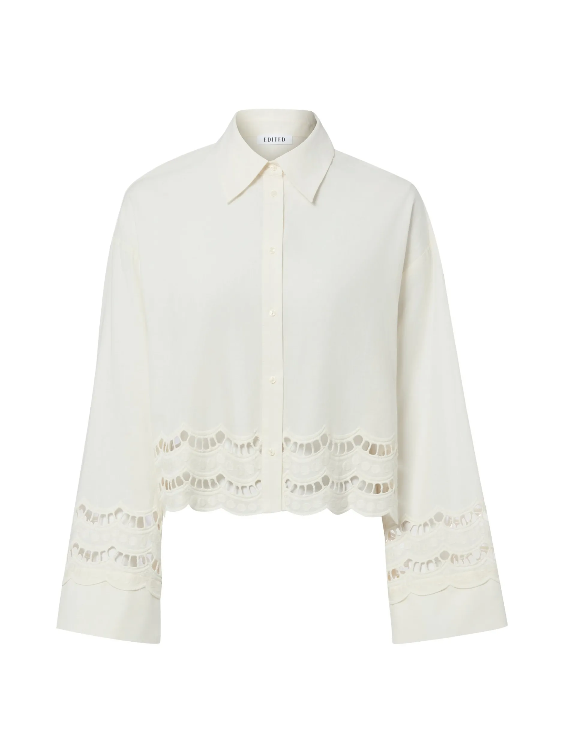 EDITED Damen Hemdbluse - Sophia in beige