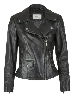 7 eleven Damen Lederjacke - SEATTITUDE in schwarz