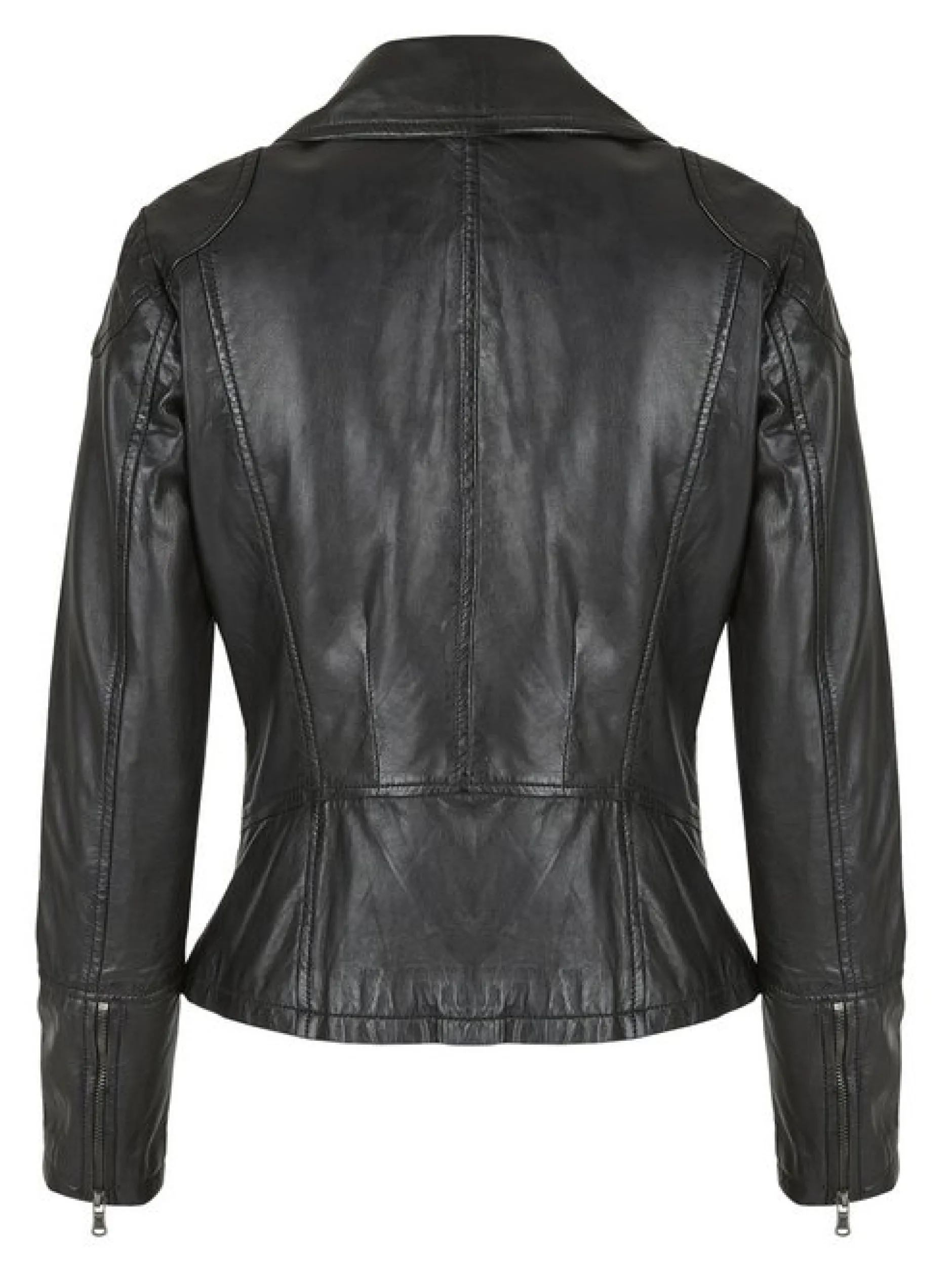 7 eleven Damen Lederjacke - SEATTITUDE in schwarz