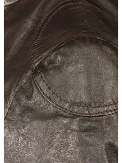 7 eleven Damen Lederjacke - SEEviana in braun