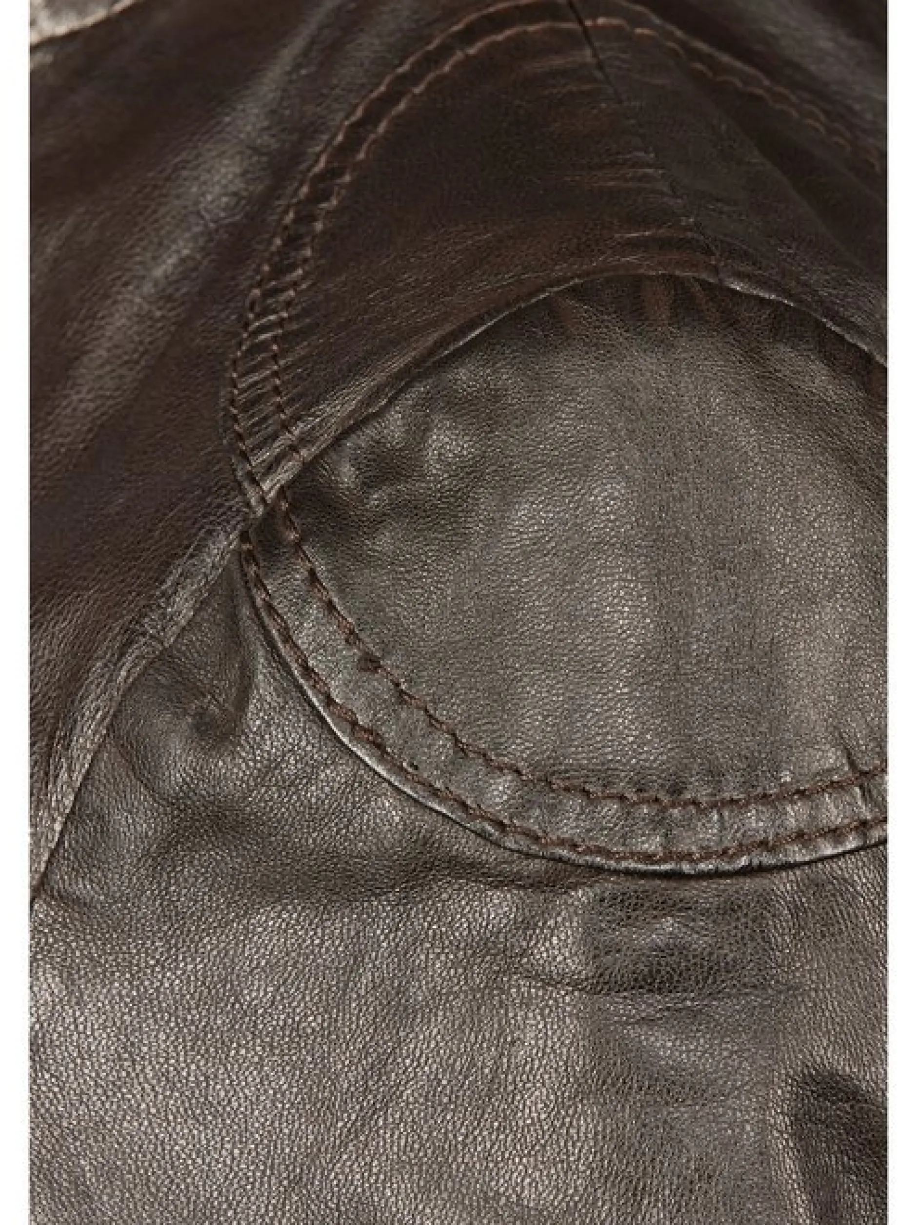 7 eleven Damen Lederjacke - SEEviana in braun