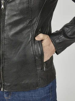 7 eleven Damen Lederjacke - SEJACKY in schwarz