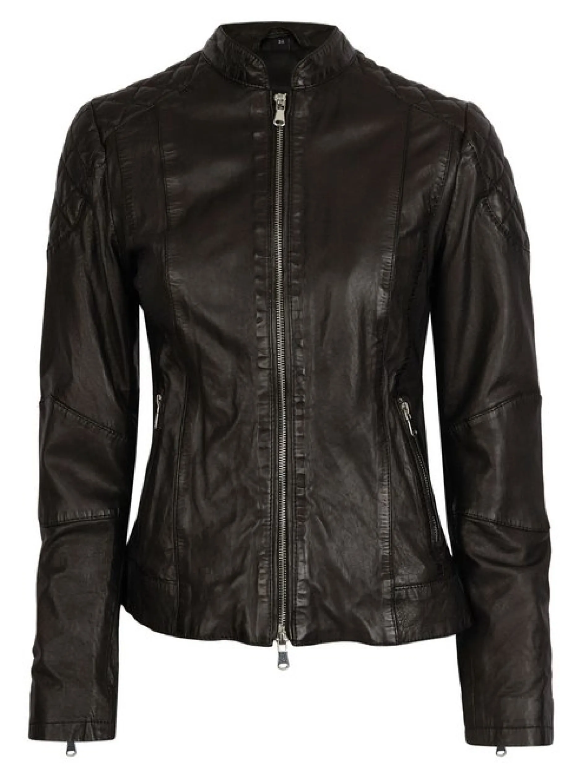 7 eleven Damen Lederjacke - SEJASMINA in schwarz