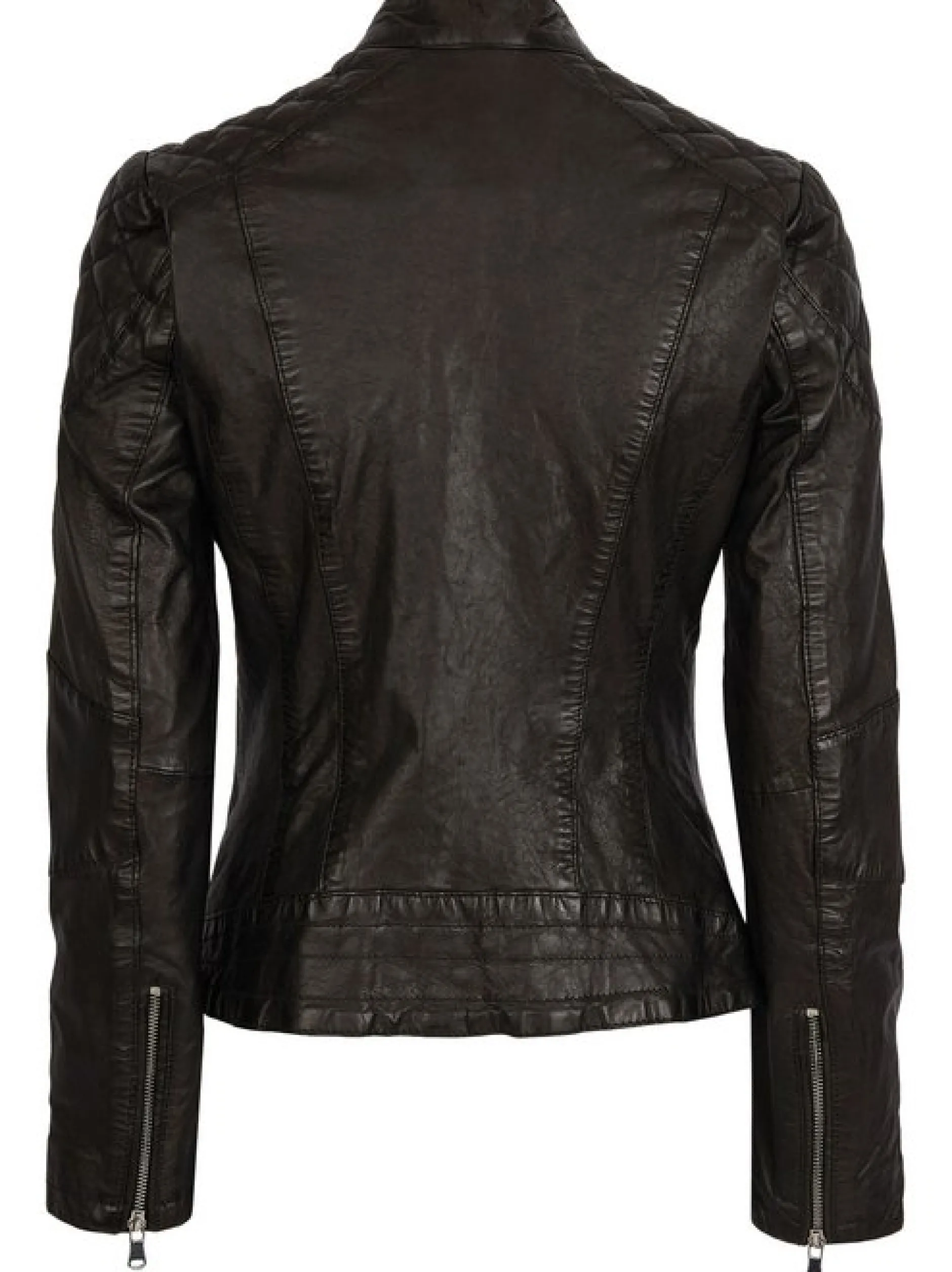 7 eleven Damen Lederjacke - SEJASMINA in schwarz