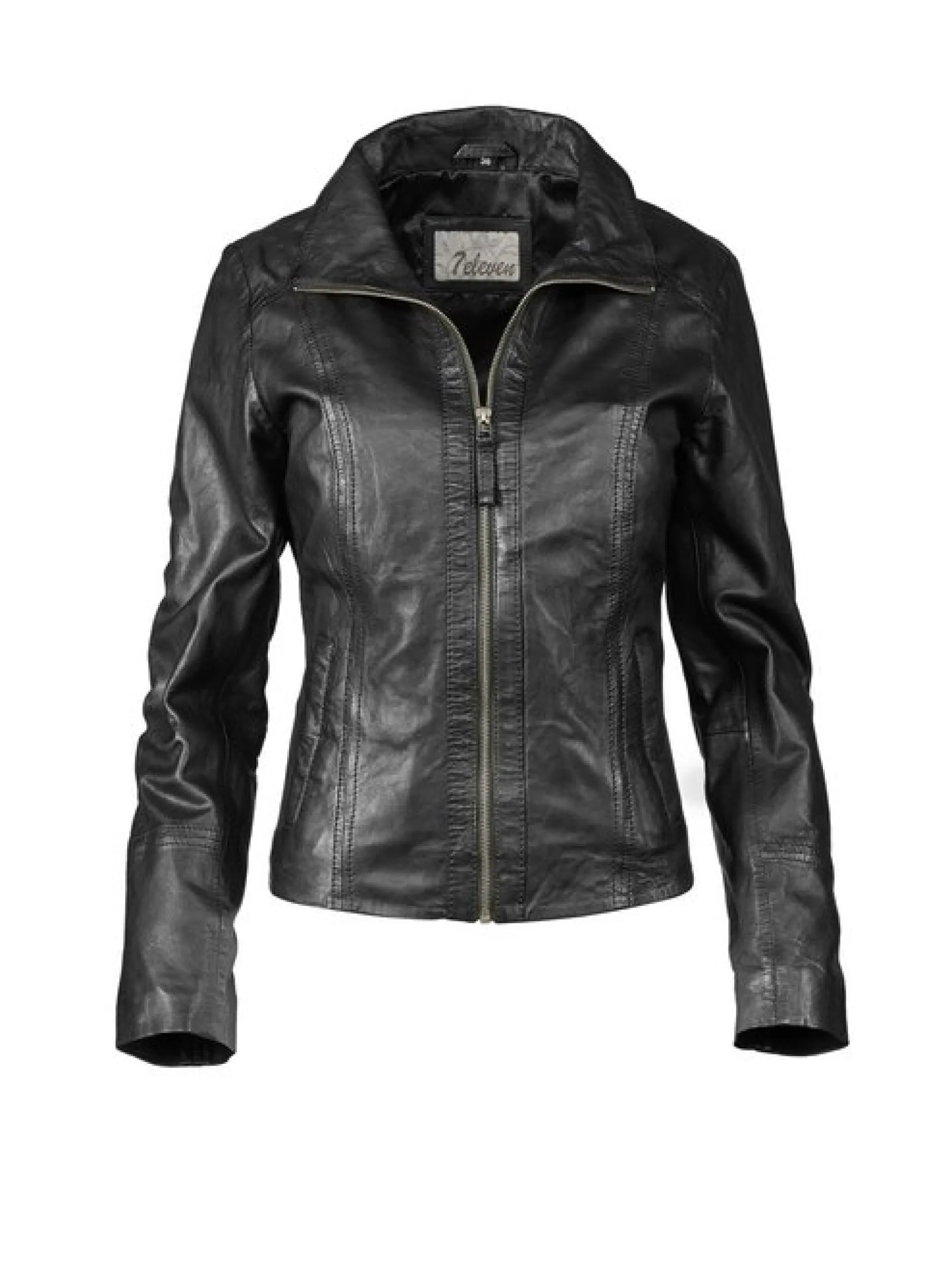 7 eleven Damen Lederjacke - SETAMMY in schwarz