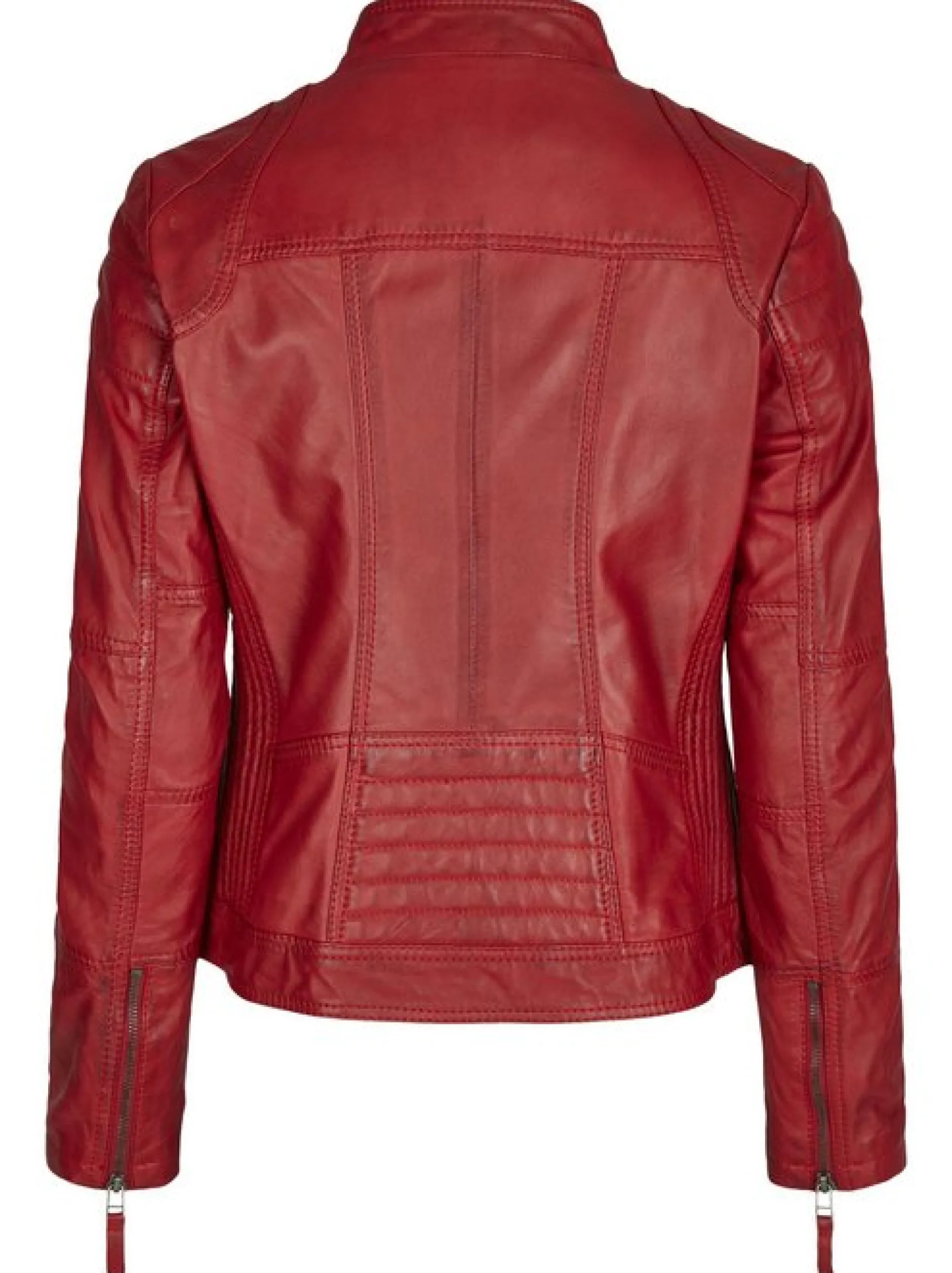 7 eleven Damen Lederjacke - SEVIGNI in rot