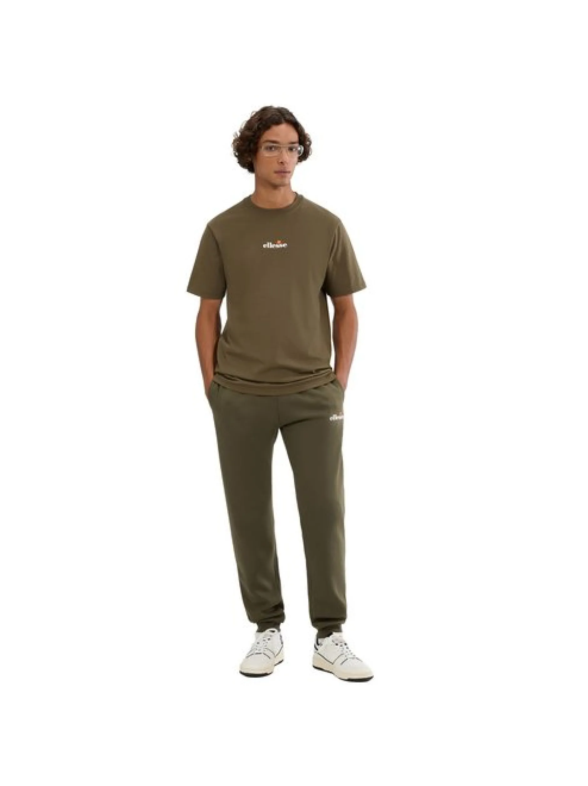 ellesse Herren T-Shirt in grün - Ausschnitt: Rundhals