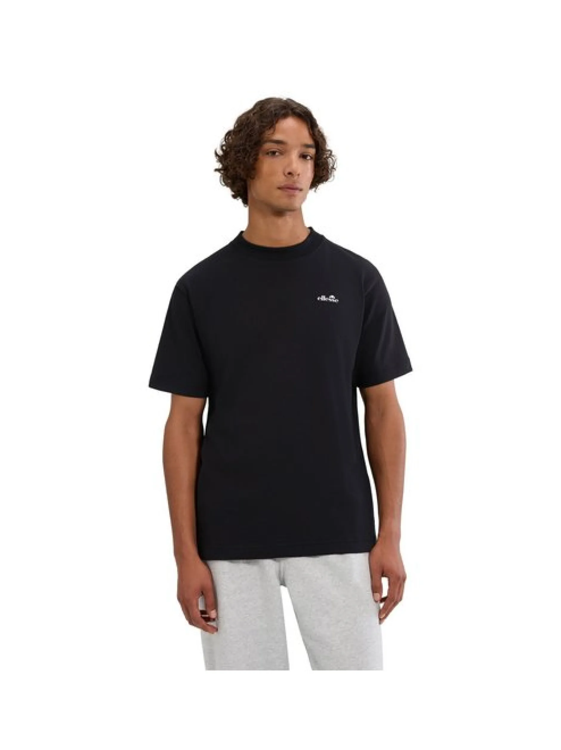 ellesse Herren T-Shirt in schwarz - Ausschnitt: Rundhals
