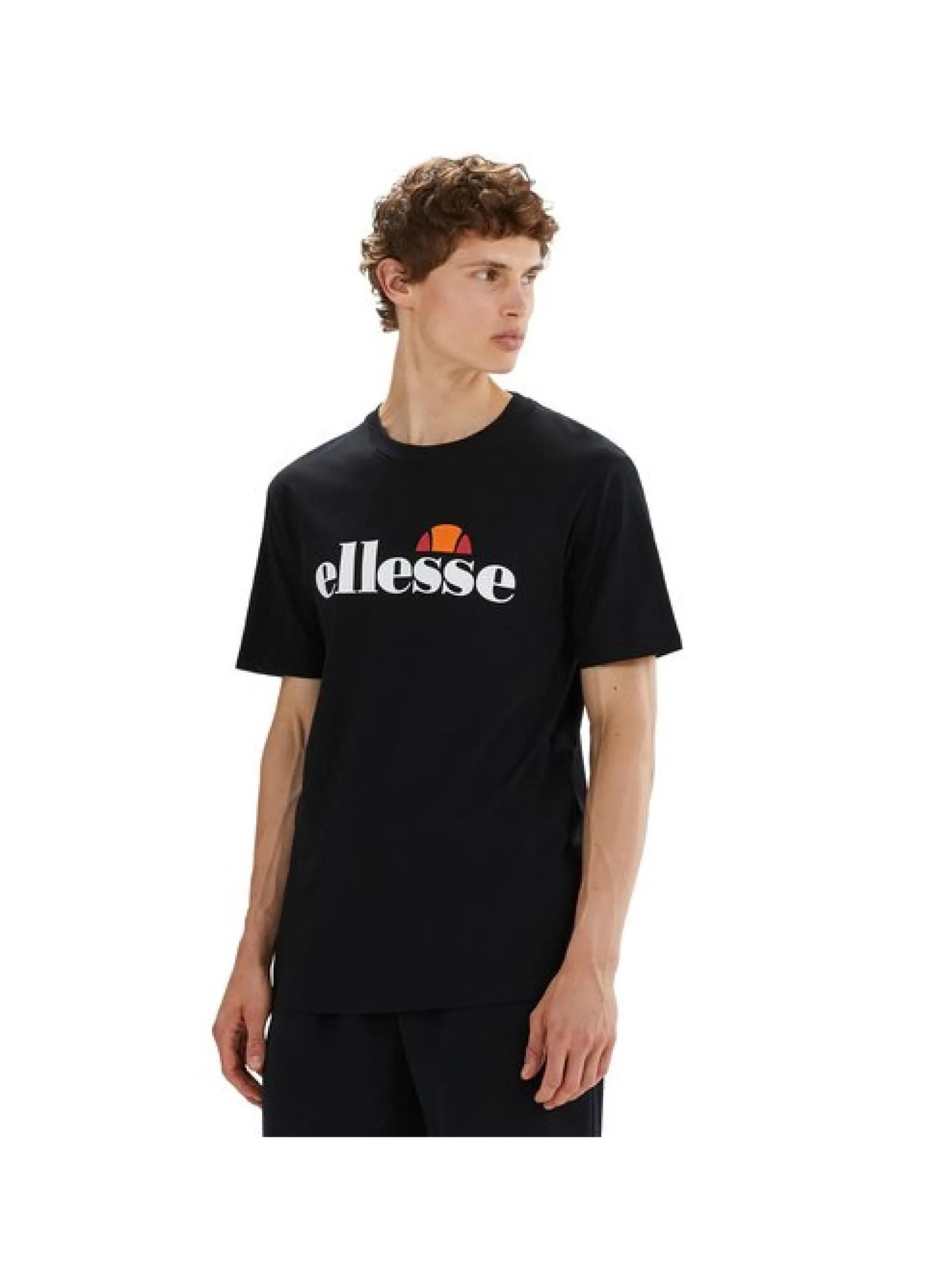ellesse Herren T-Shirt in schwarz - Ausschnitt: Rundhals