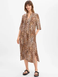 Emily van den Bergh Damen Sommerkleid in ecru beige