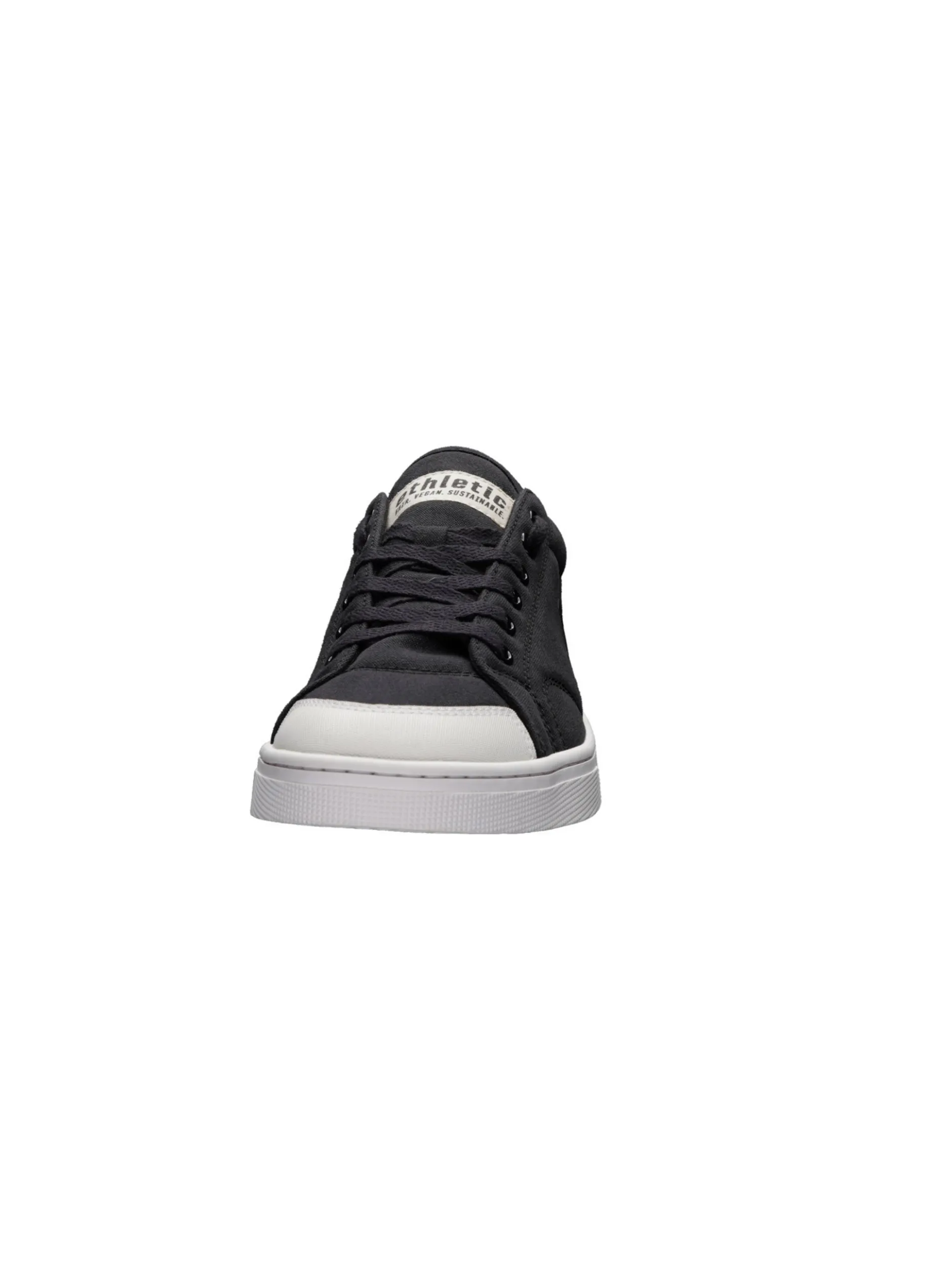 Ethletic Unisex Canvas Sneaker in schwarz - 0 cm Absatz