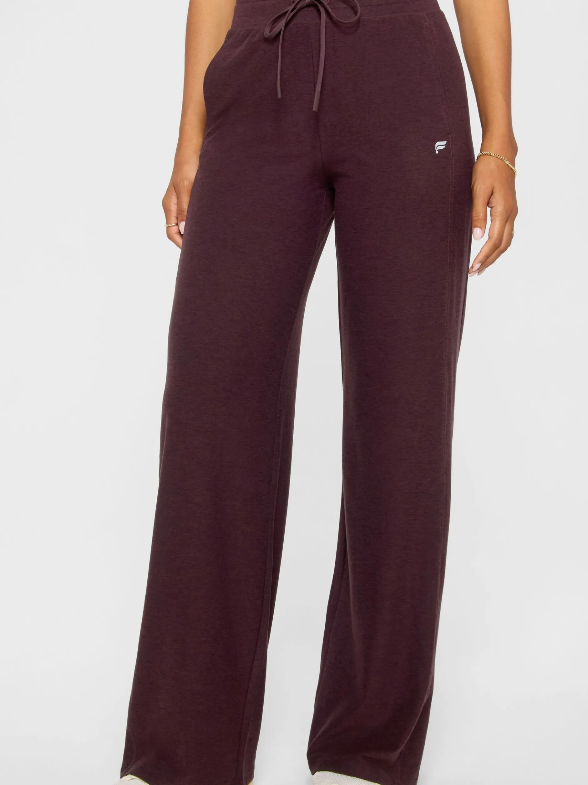 Fabletics Damen Hose in aubergine - Länge: lang