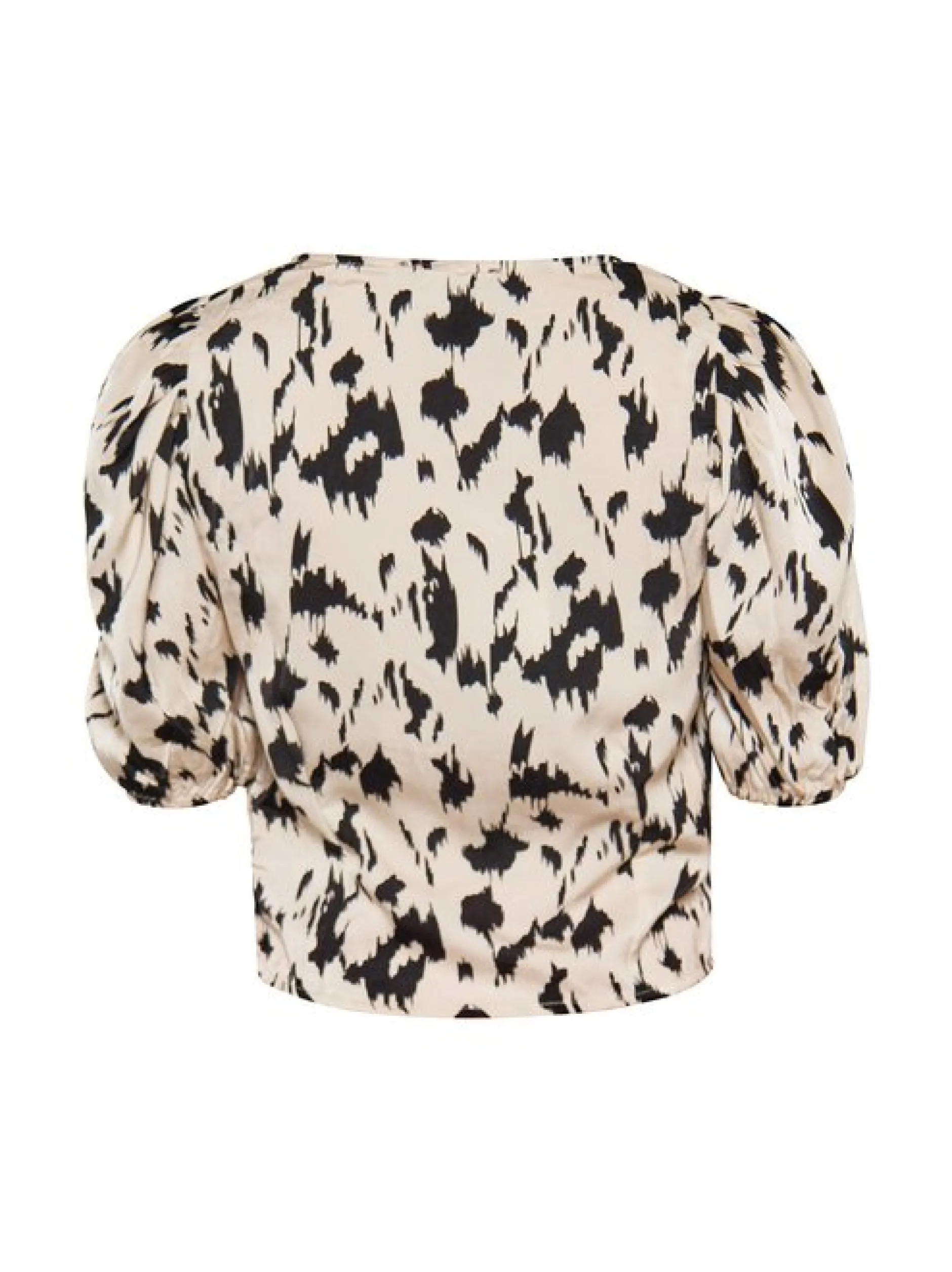 Faina Damen Bluse in beige - Ausschnitt: V-Ausschnitt