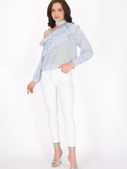 Faina Damen Bluse in blau