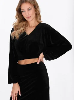Faina Damen Bluse in schwarz
