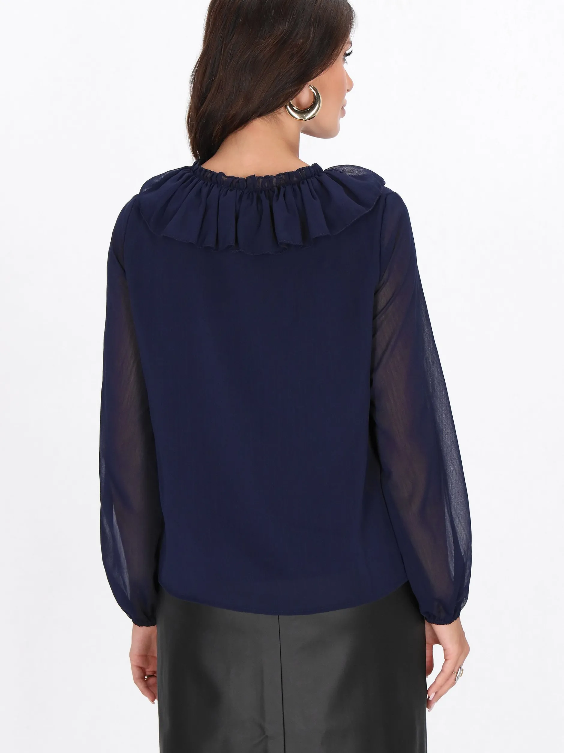 Faina Damen Bluse in schwarz