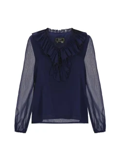Faina Damen Bluse in schwarz