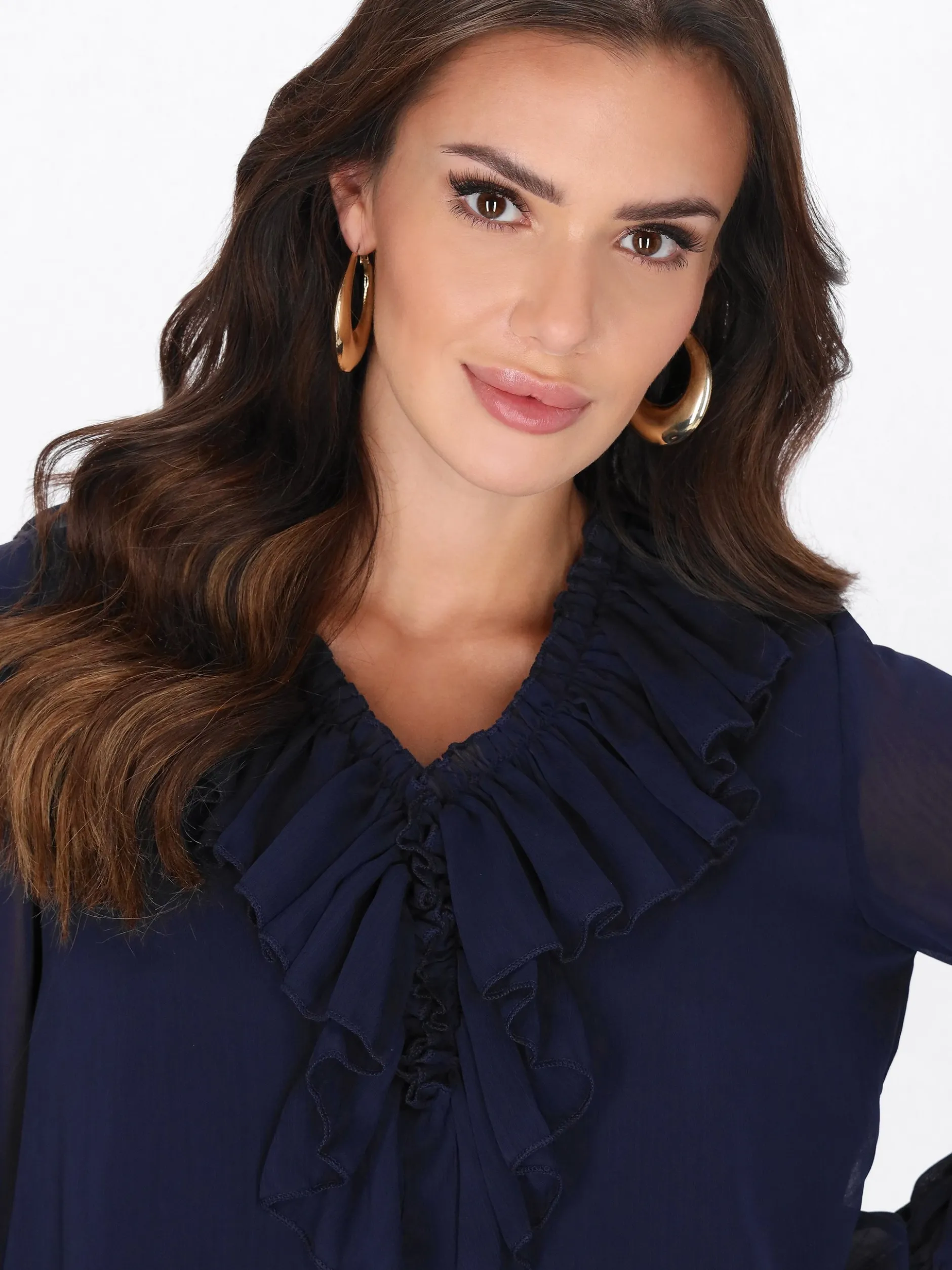 Faina Damen Bluse in schwarz
