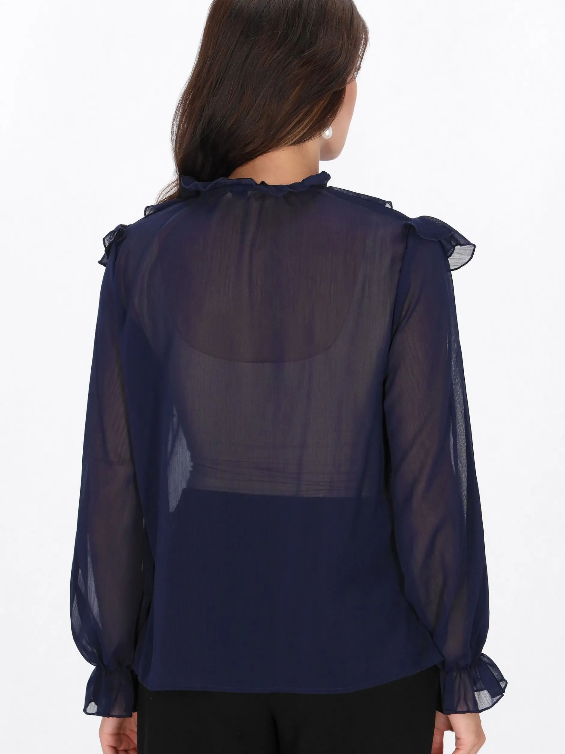 Faina Damen Bluse in schwarz