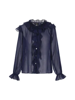 Faina Damen Bluse in schwarz
