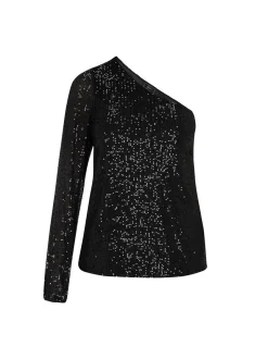 Faina Damen Bluse in schwarz