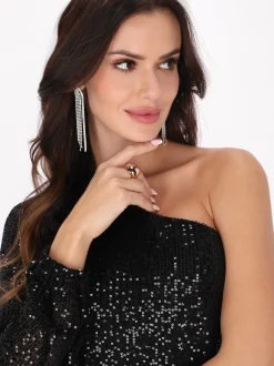 Faina Damen Bluse in schwarz