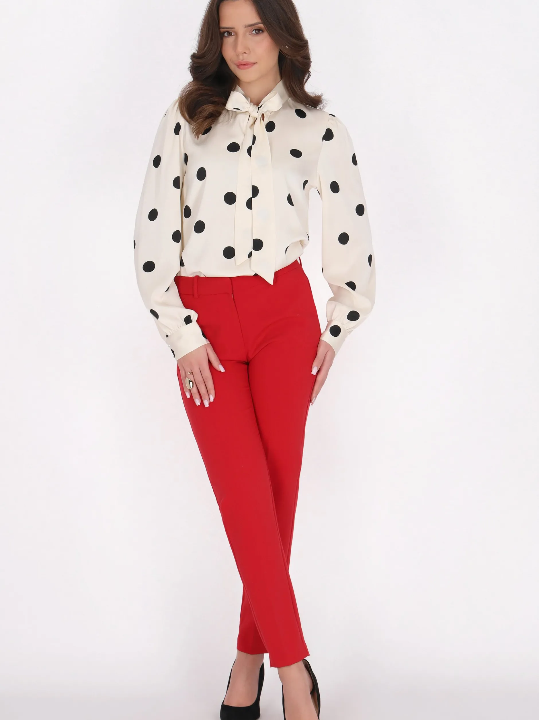 Faina Damen Bluse in weiß