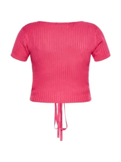 Faina Damen Crop Top in pink