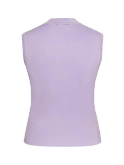 Faina Damen elegantes Oberteil in lila