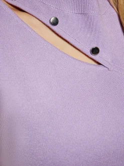 Faina Damen elegantes Oberteil in lila