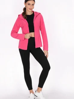 Faina Damen Fleecejacke in pink