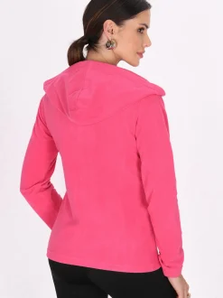 Faina Damen Fleecejacke in pink
