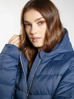 Faina Damen gesteppte Winterjacke in marine