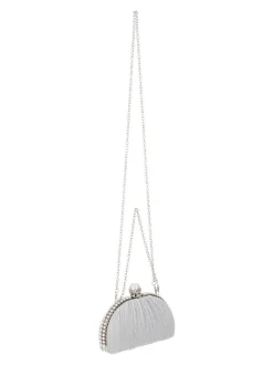 Faina Damen Handtasche in silber