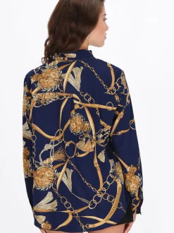 Faina Damen Hemd in marine