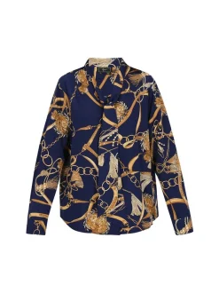 Faina Damen Hemd in marine