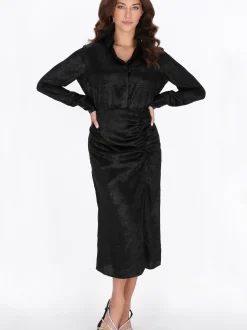 Faina Damen Hemd in schwarz