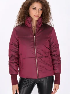 Faina Damen Jacke in bordeaux