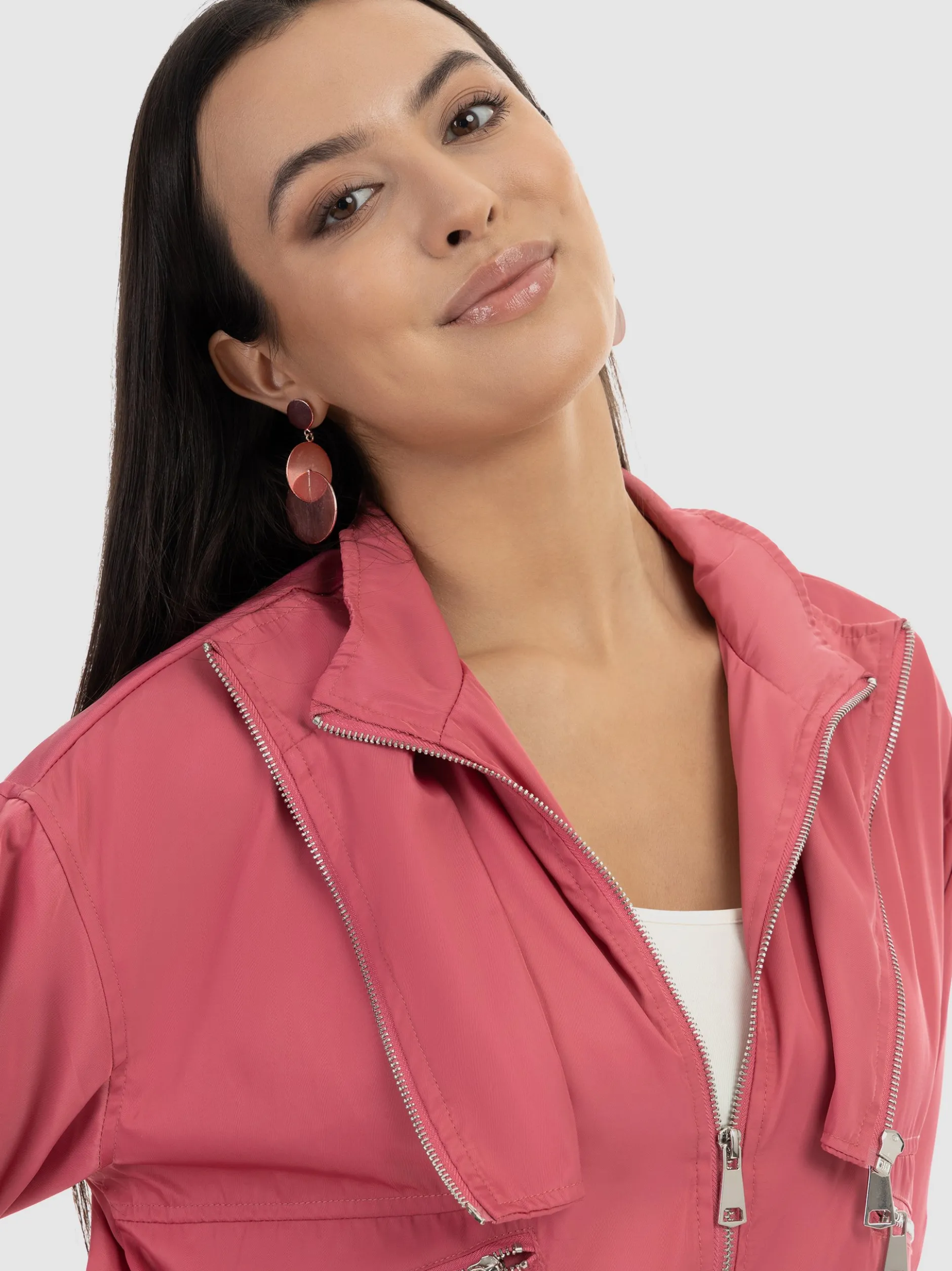 Faina Damen Jacke in rosa