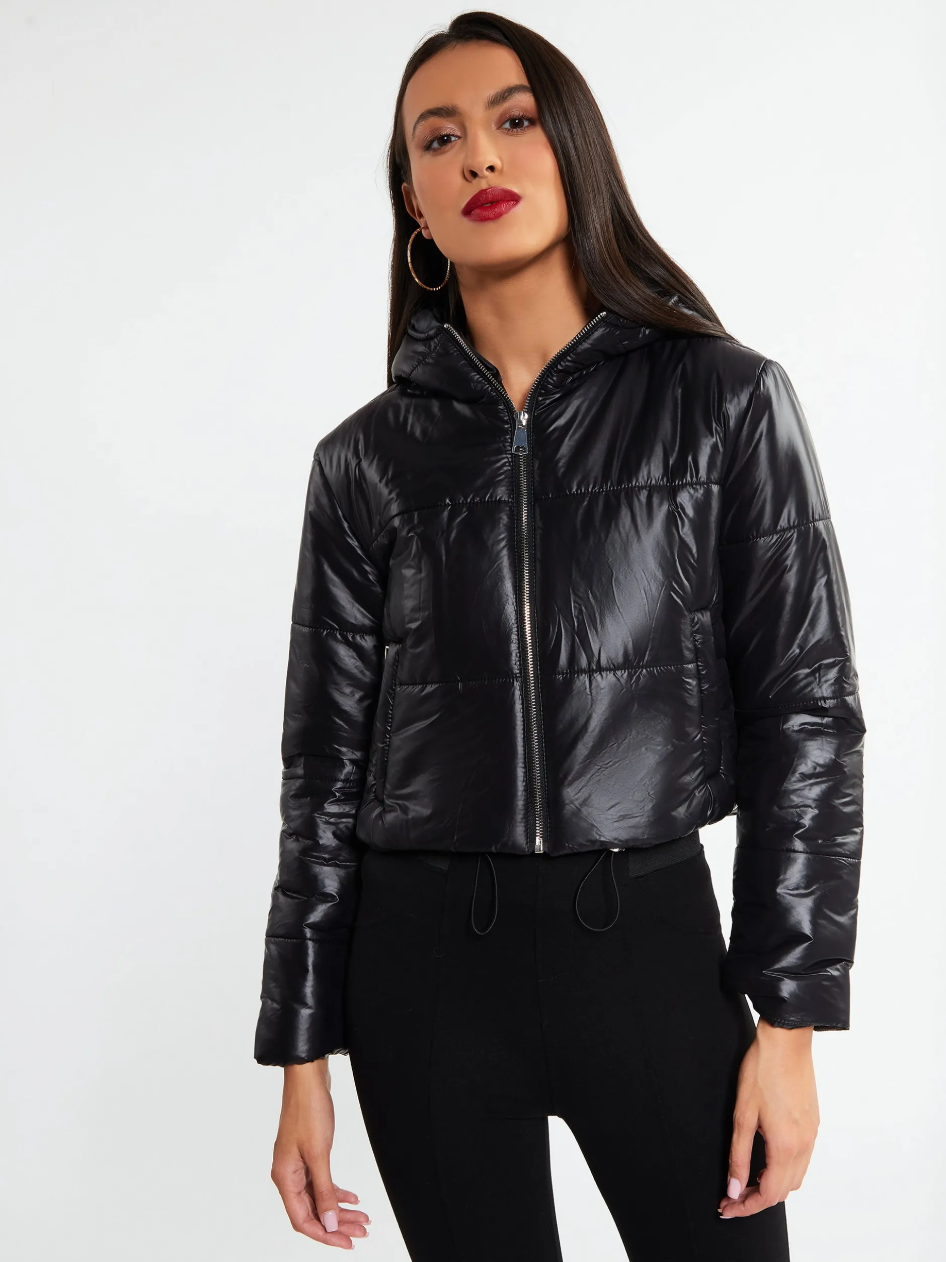 Faina Damen Jacke in schwarz