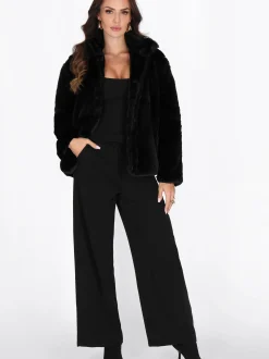 Faina Damen Jacke in schwarz