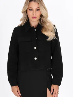 Faina Damen Jacke in schwarz