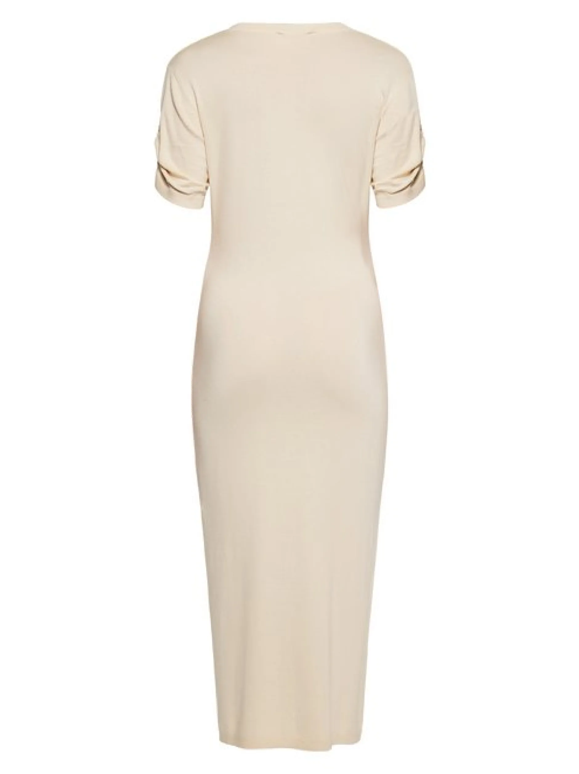Faina Damen Kleid in beige - Länge: mittel