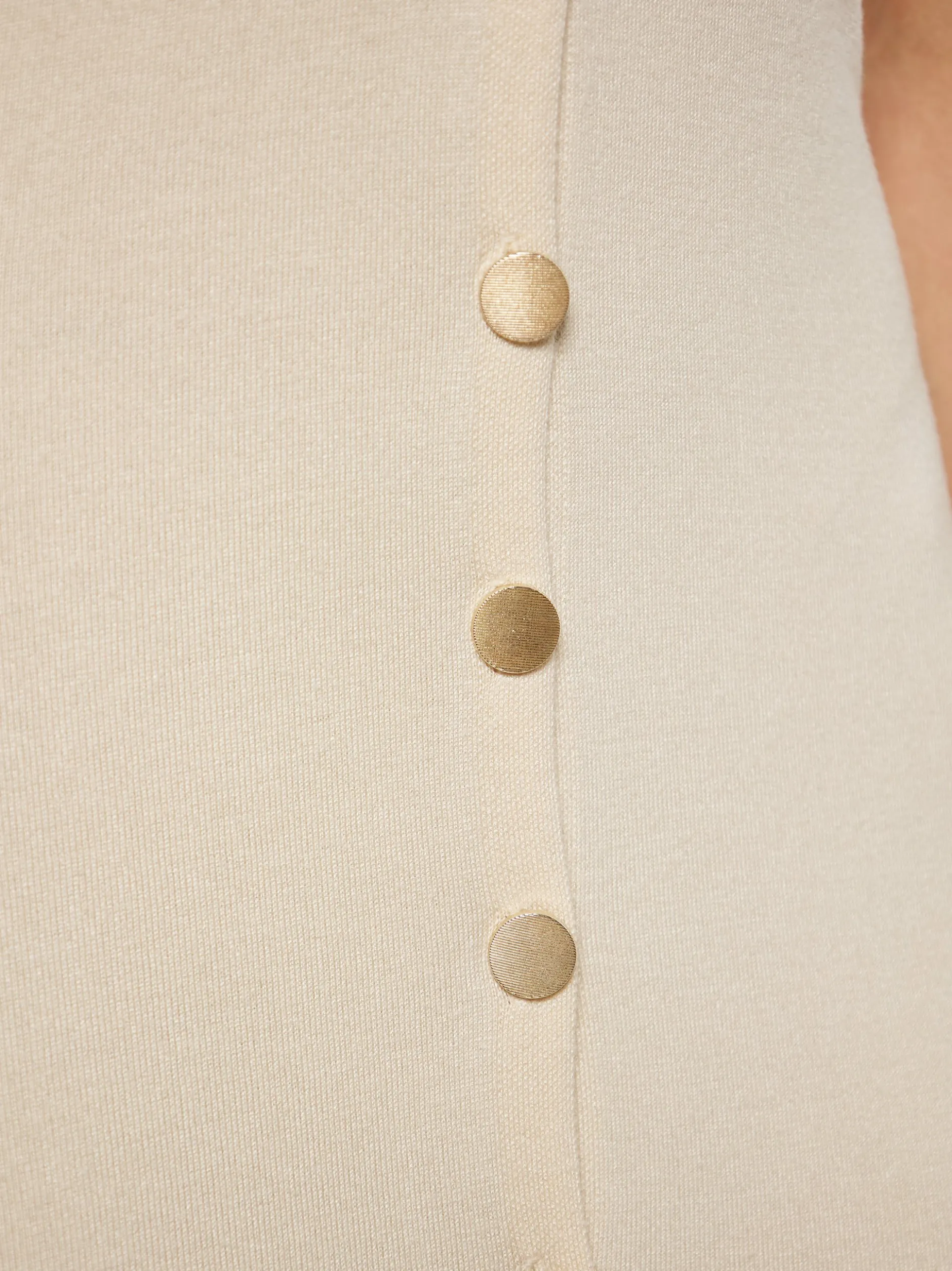 Faina Damen Kleid in beige - Länge: mittel