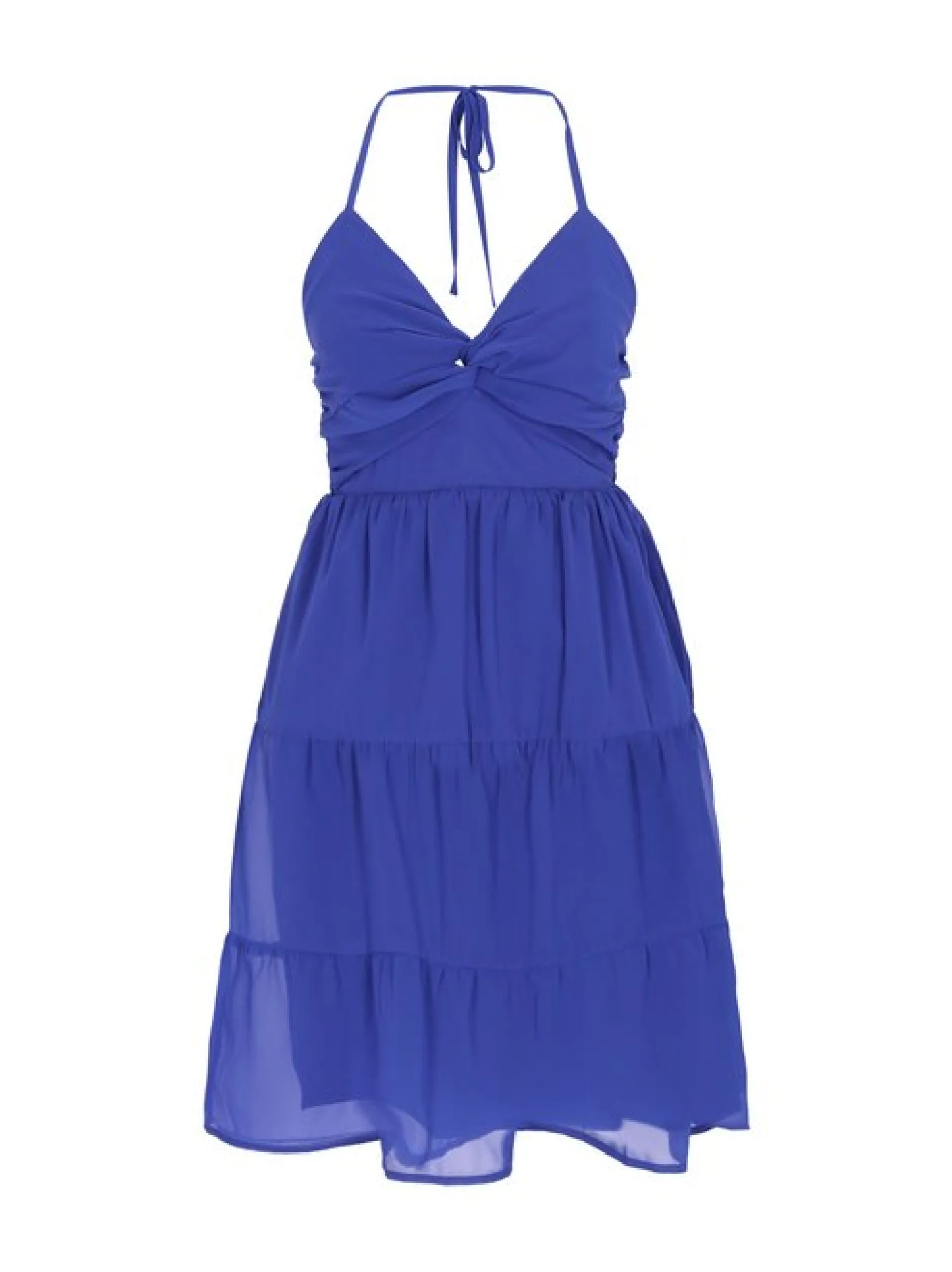 Faina Damen Kleid in blau - Länge: mittel