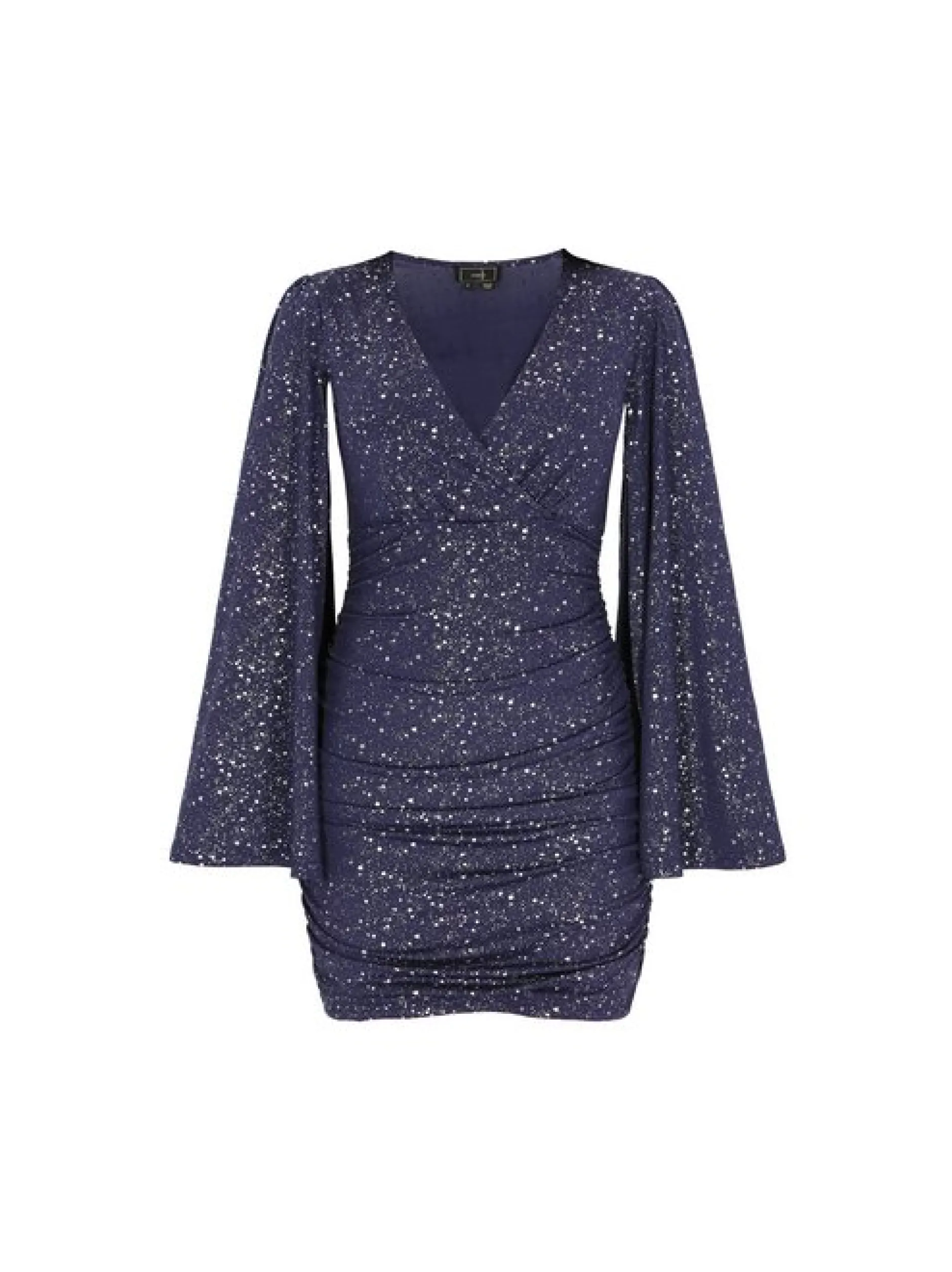 Faina Damen Kleid in blau - Länge: mittel