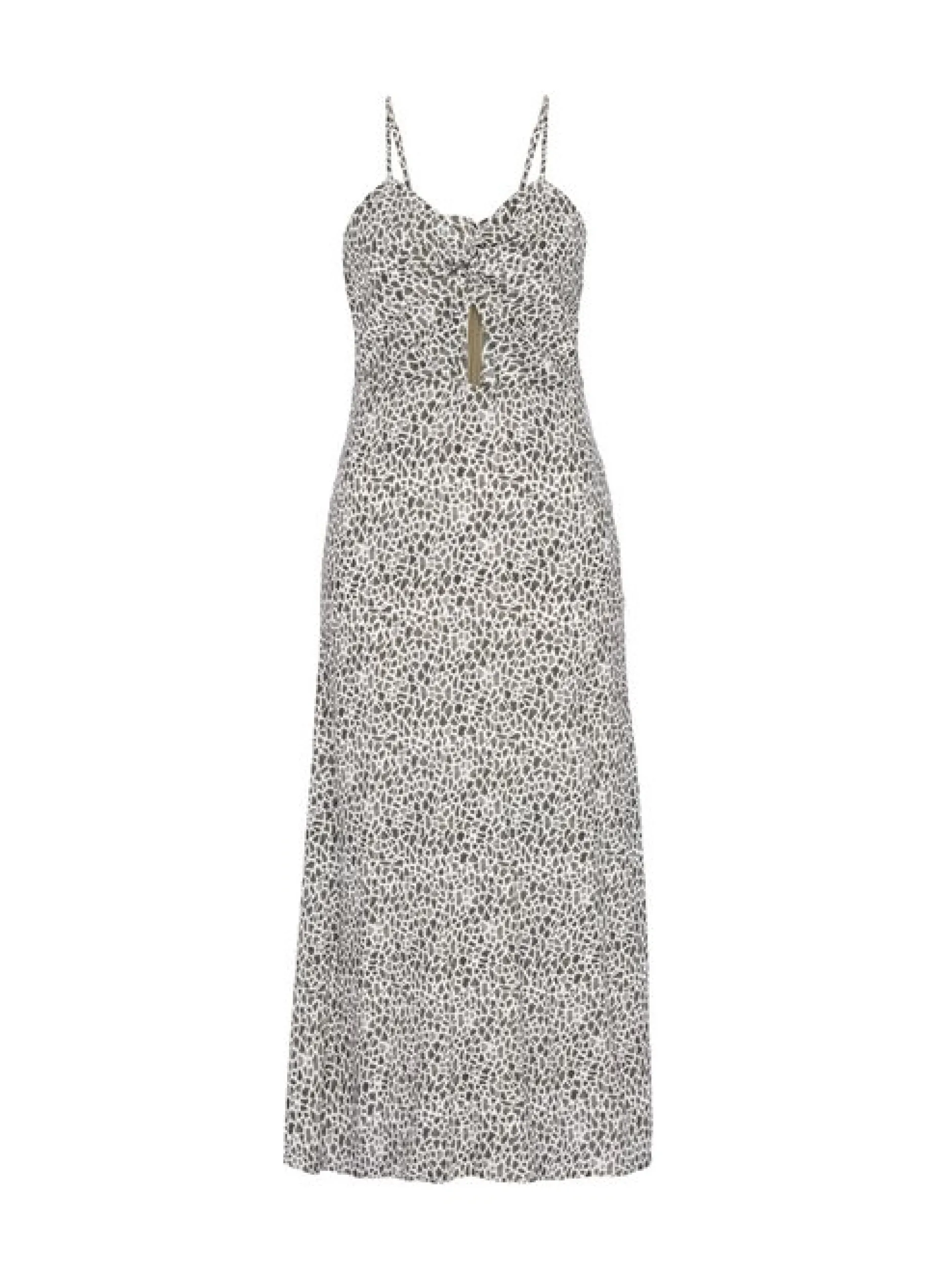 Faina Damen Kleid in braun - Länge: mittel