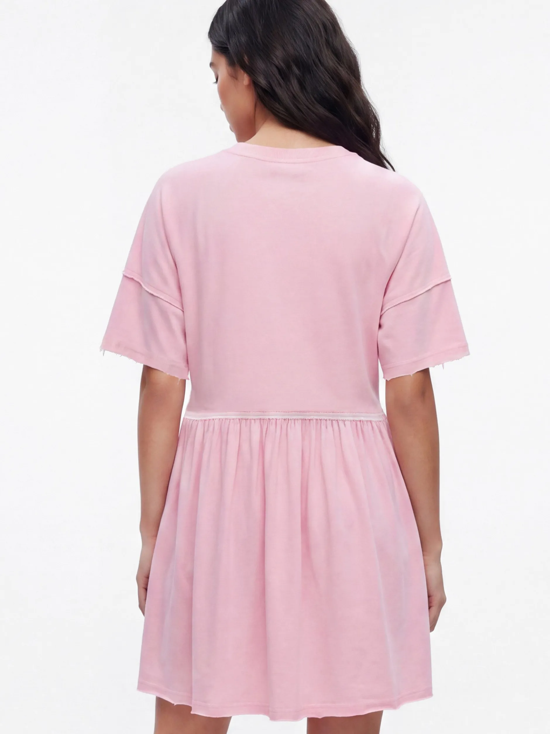 Faina Damen Kleid in grau - Ausschnitt: Rundhals