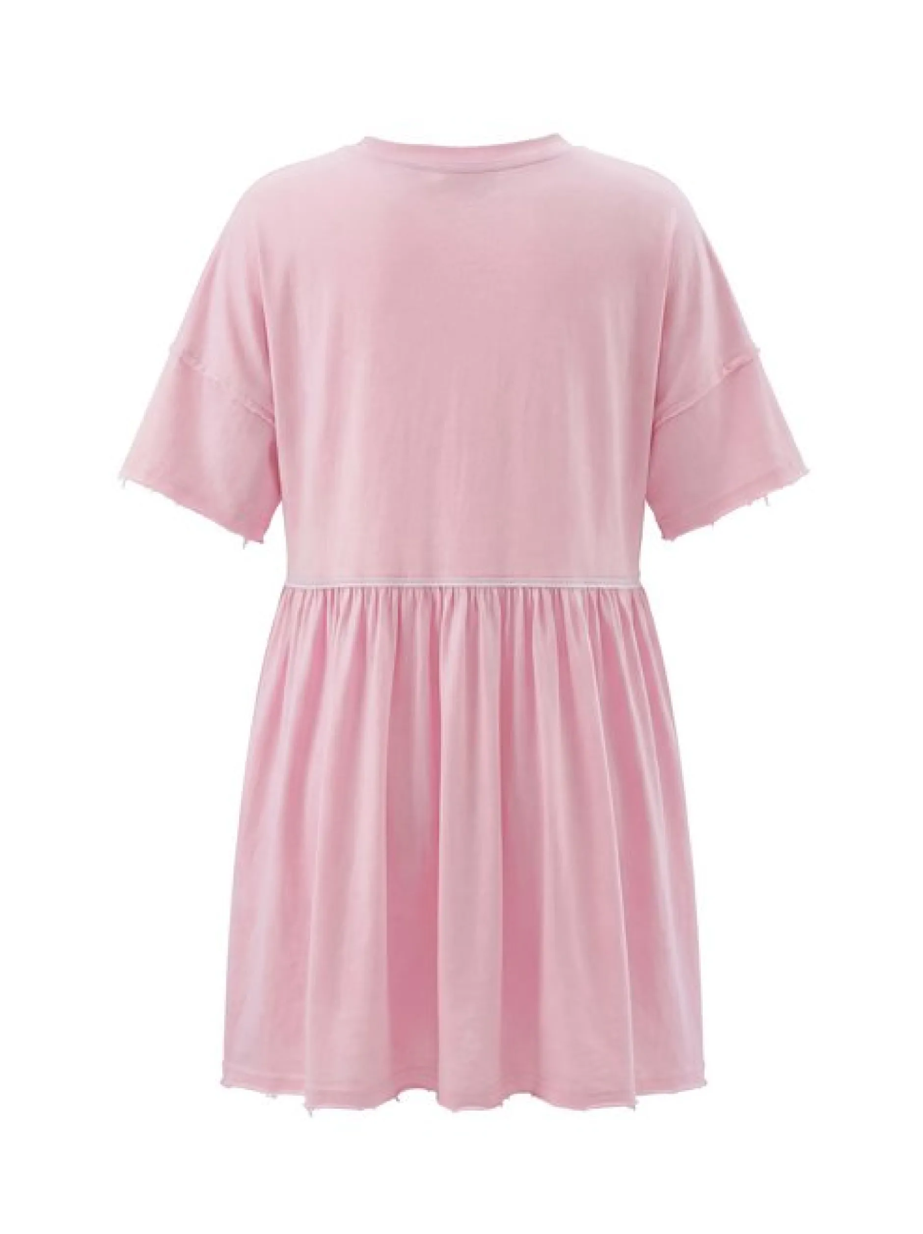 Faina Damen Kleid in grau - Ausschnitt: Rundhals